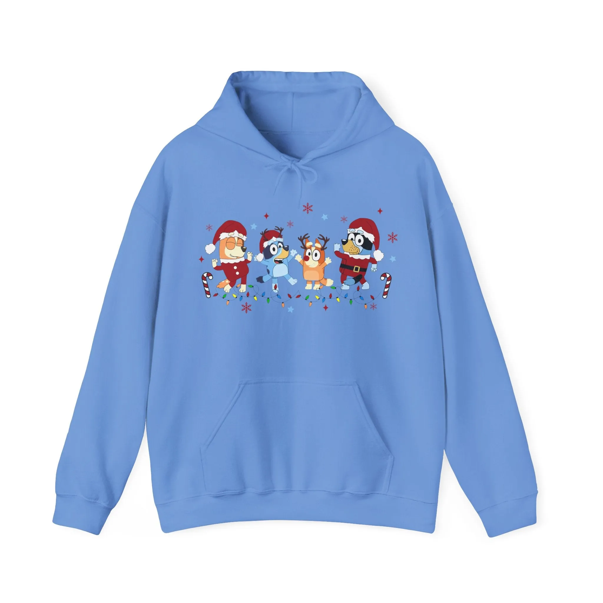 Princess Grace Festive Cartoon Characters Unisex Hooded Sweatshirt - Perfect for Holiday Cheer