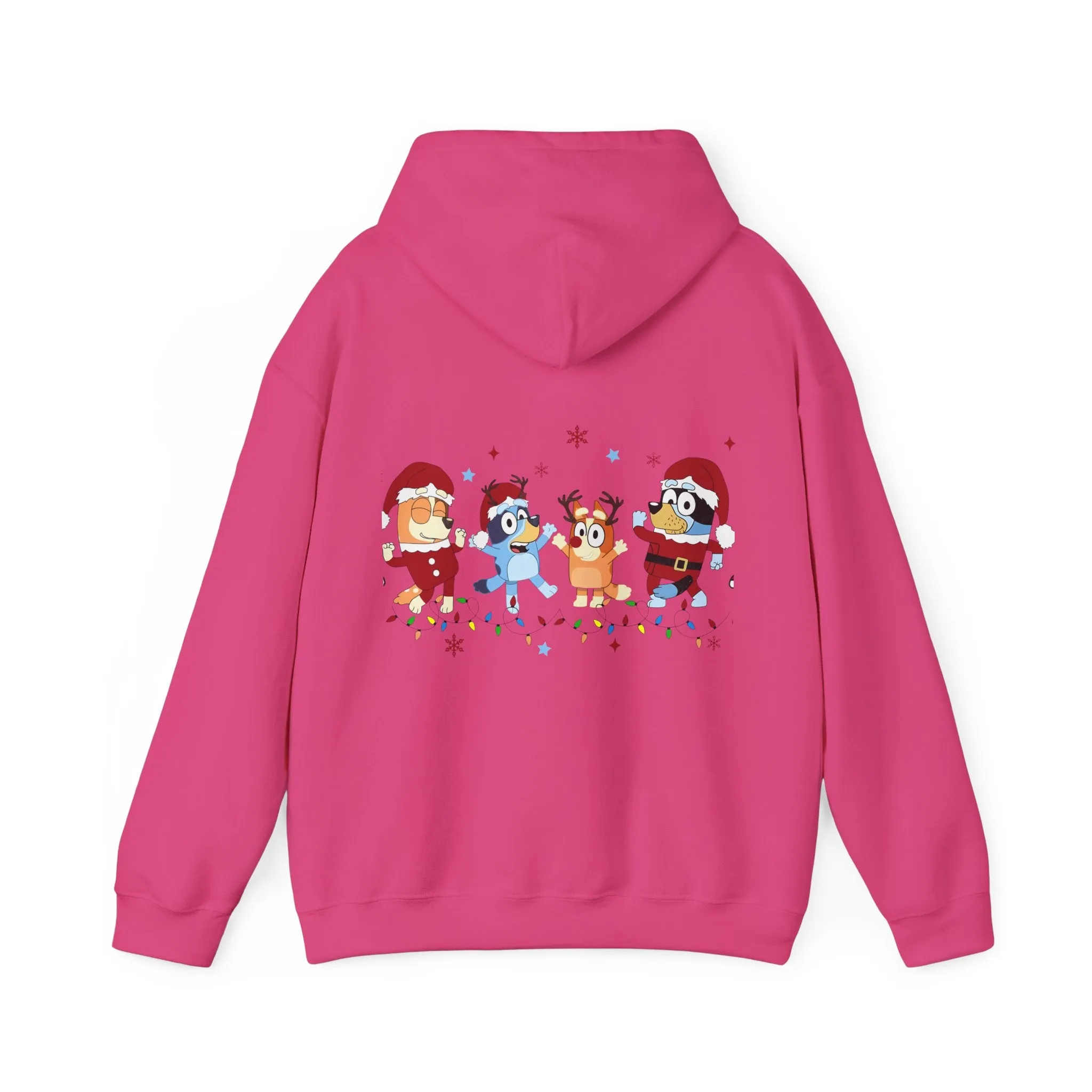 Princess Grace Festive Cartoon Characters Unisex Hooded Sweatshirt - Perfect for Holiday Cheer