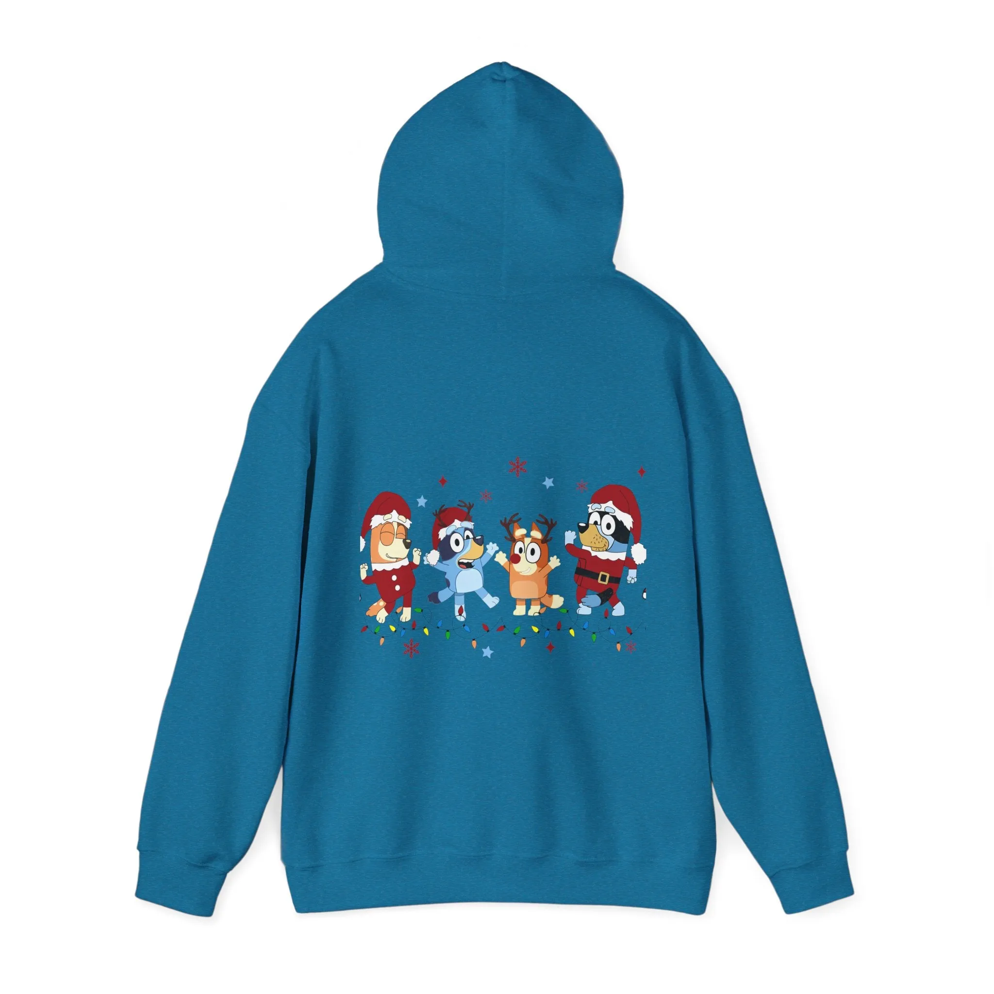 Princess Grace Festive Cartoon Characters Unisex Hooded Sweatshirt - Perfect for Holiday Cheer