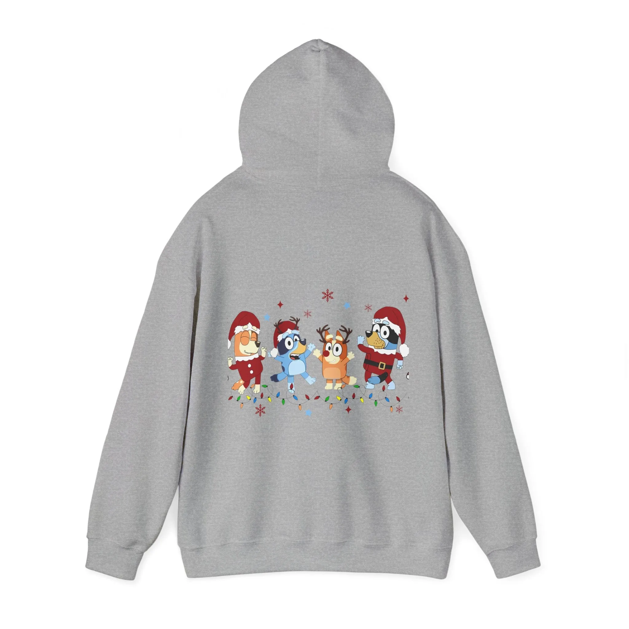 Princess Grace Festive Cartoon Characters Unisex Hooded Sweatshirt - Perfect for Holiday Cheer