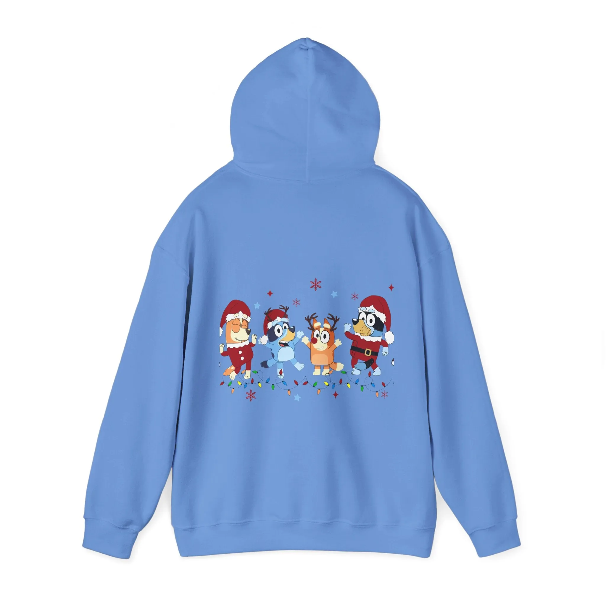 Princess Grace Festive Cartoon Characters Unisex Hooded Sweatshirt - Perfect for Holiday Cheer