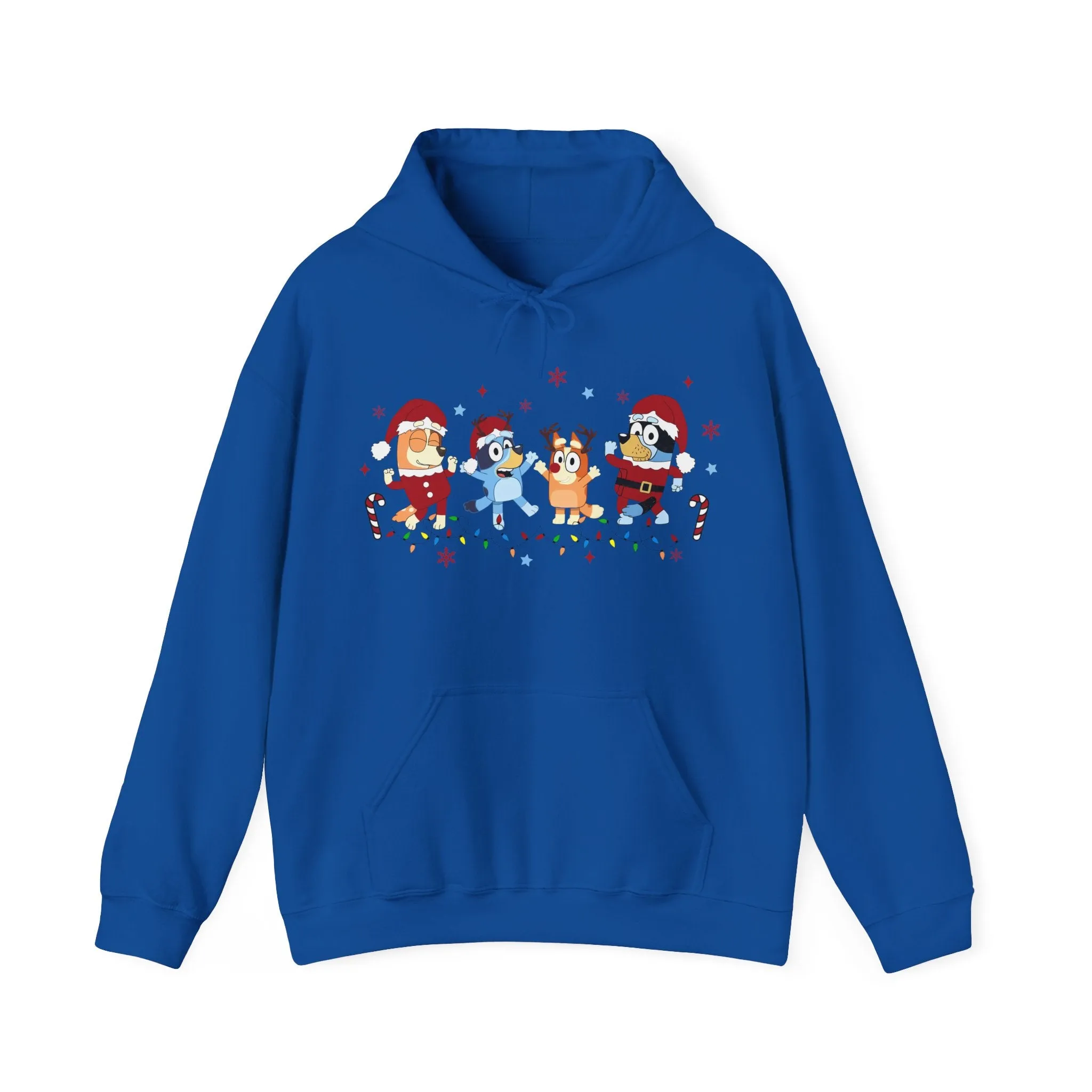 Princess Grace Festive Cartoon Characters Unisex Hooded Sweatshirt - Perfect for Holiday Cheer