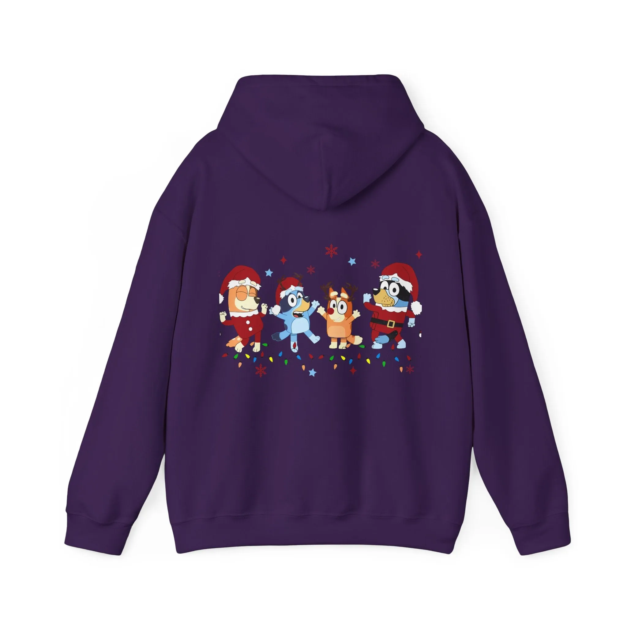 Princess Grace Festive Cartoon Characters Unisex Hooded Sweatshirt - Perfect for Holiday Cheer