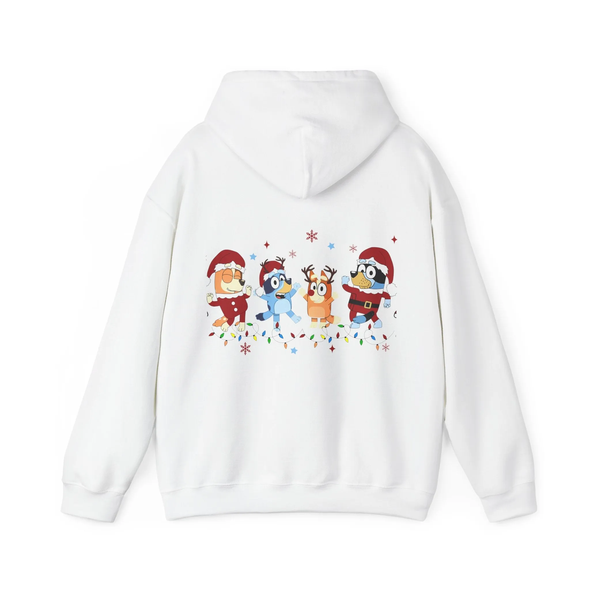 Princess Grace Festive Cartoon Characters Unisex Hooded Sweatshirt - Perfect for Holiday Cheer