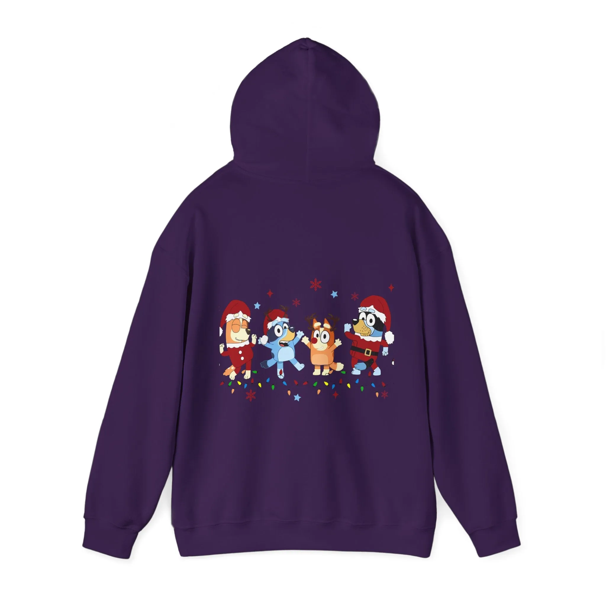 Princess Grace Festive Cartoon Characters Unisex Hooded Sweatshirt - Perfect for Holiday Cheer