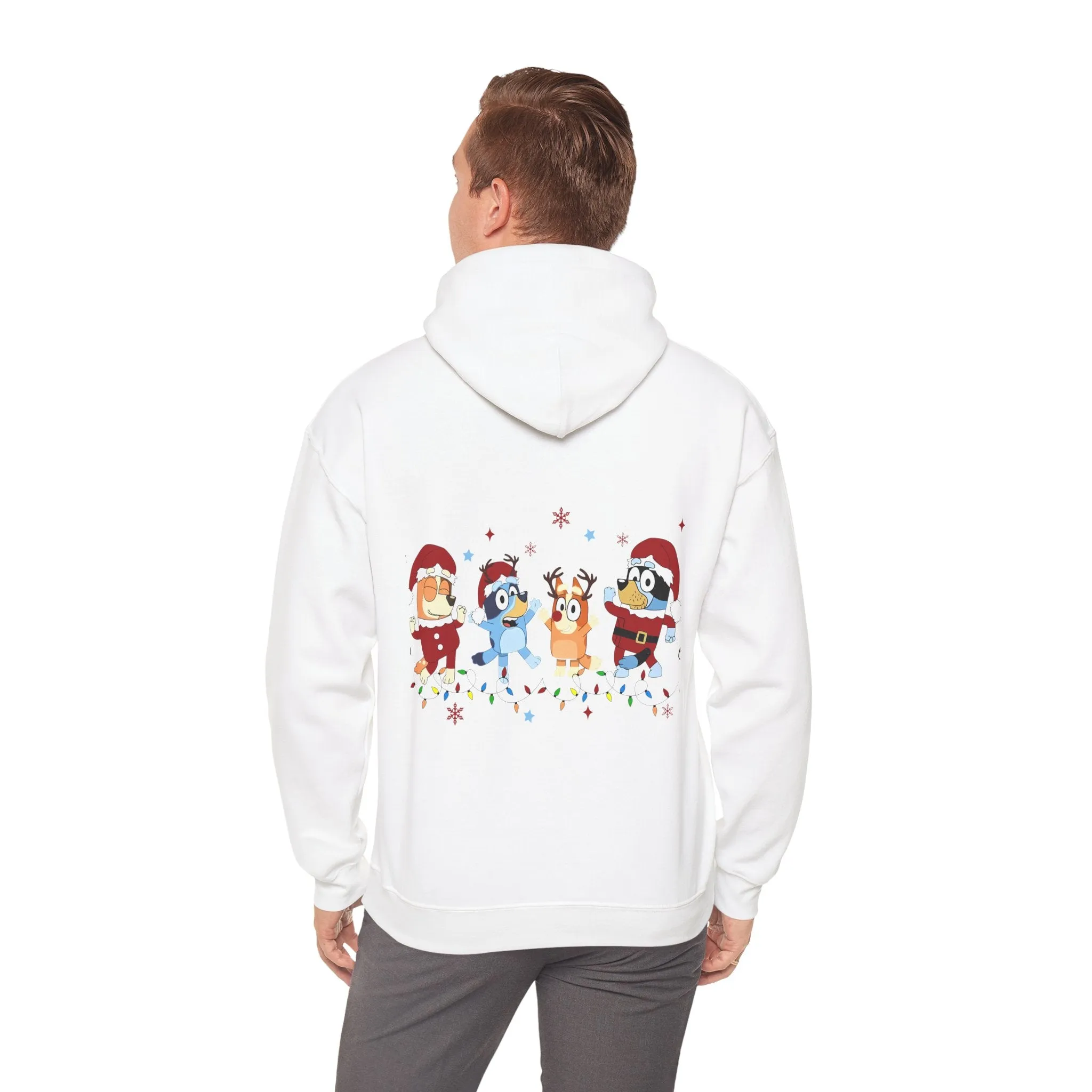 Princess Grace Festive Cartoon Characters Unisex Hooded Sweatshirt - Perfect for Holiday Cheer