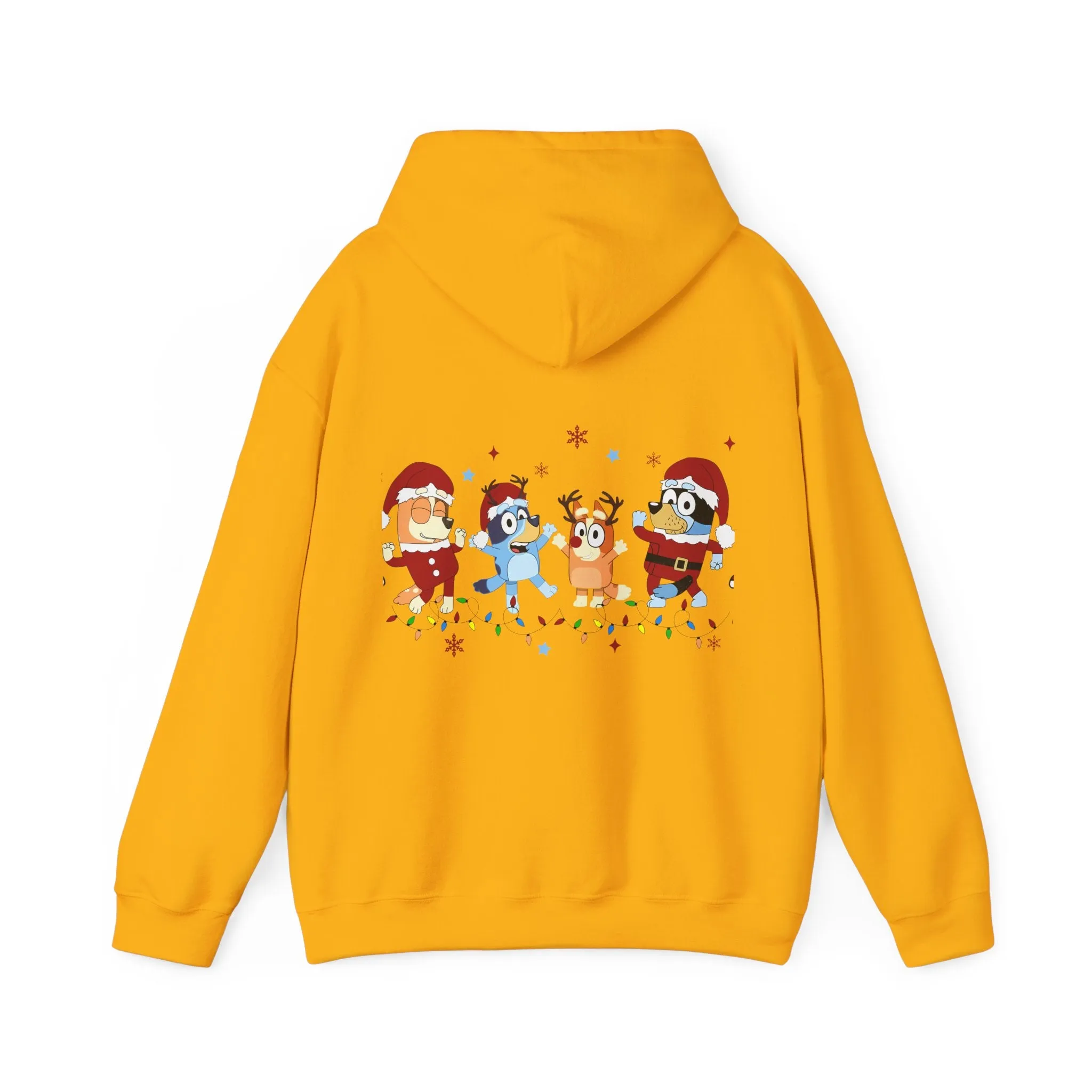 Princess Grace Festive Cartoon Characters Unisex Hooded Sweatshirt - Perfect for Holiday Cheer