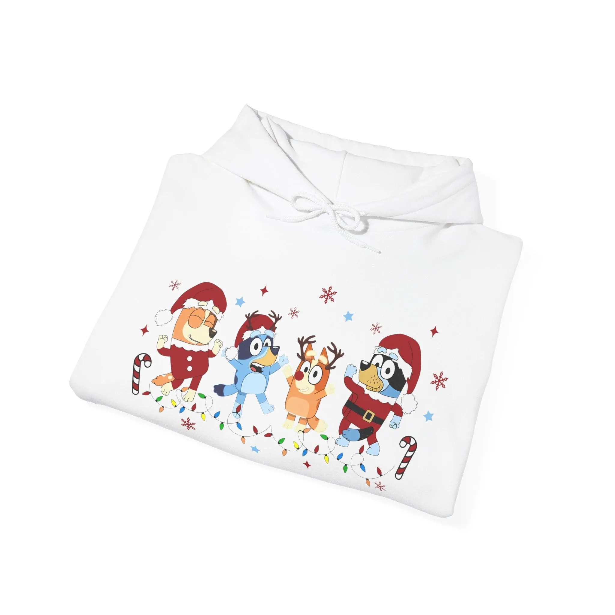 Princess Grace Festive Cartoon Characters Unisex Hooded Sweatshirt - Perfect for Holiday Cheer