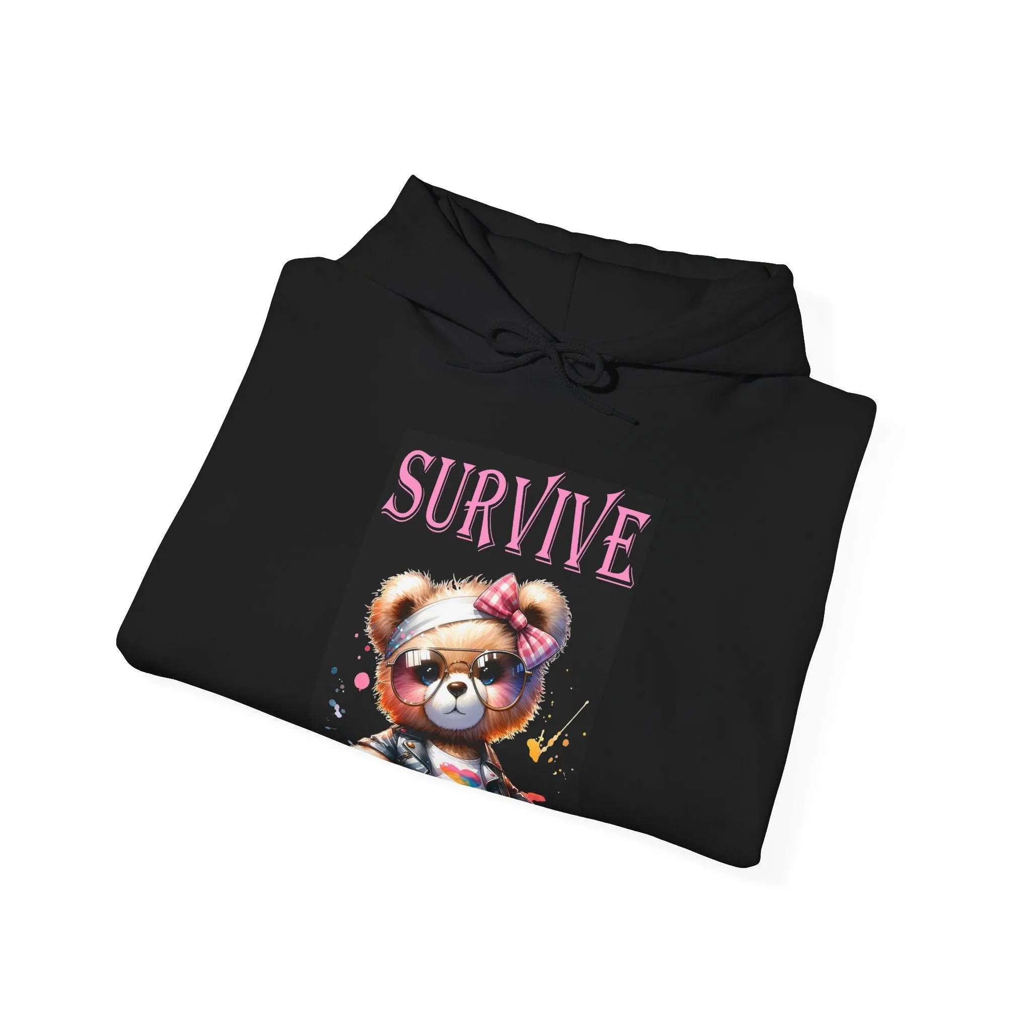 Princess Grace Survive Bear Hoodie - Unisex Heavy Blend™ Sweatshirt