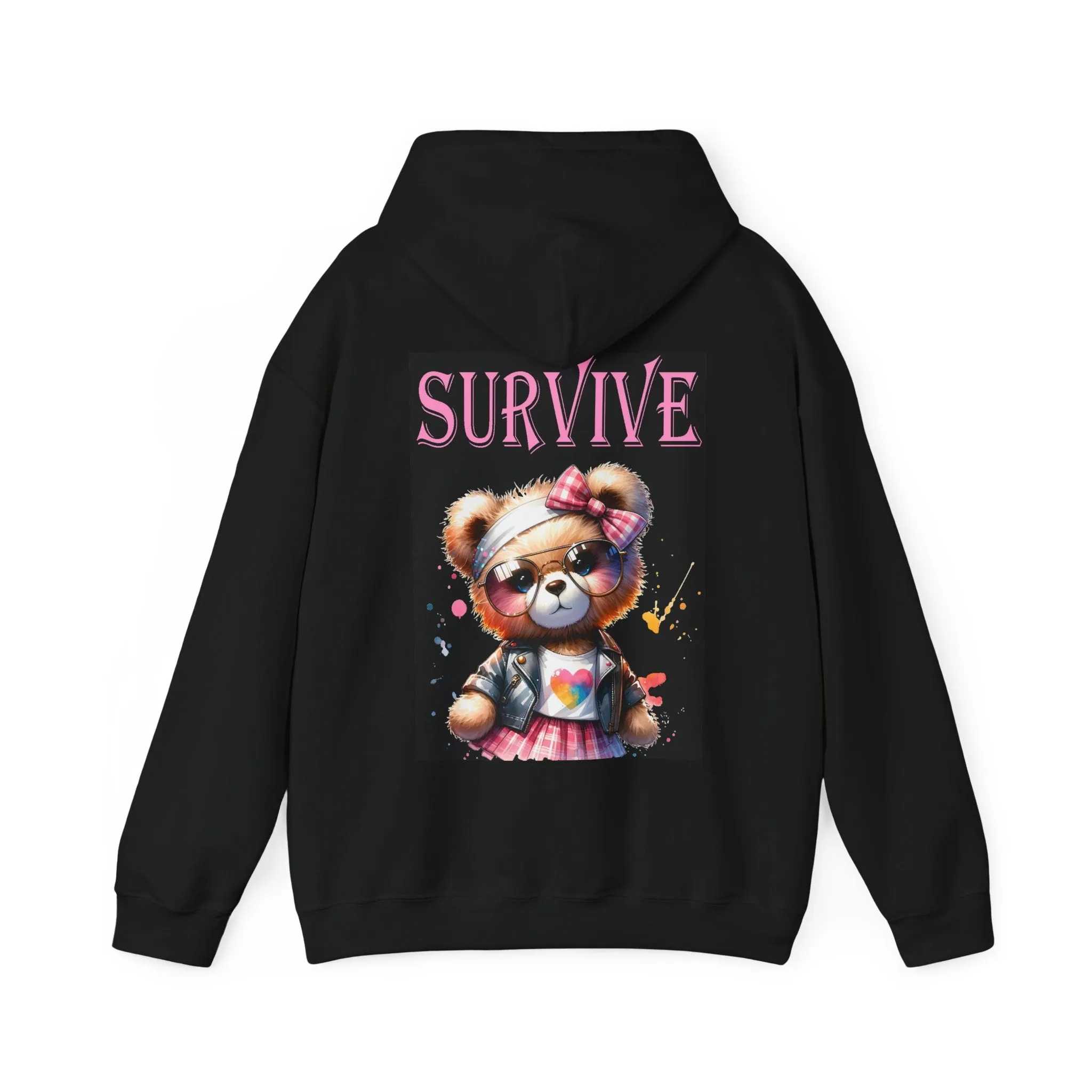 Princess Grace Survive Bear Hoodie - Unisex Heavy Blend™ Sweatshirt