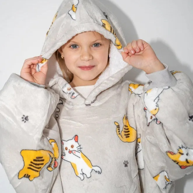 Purrfect Kitty - Hoodie Blanket - Junior Series