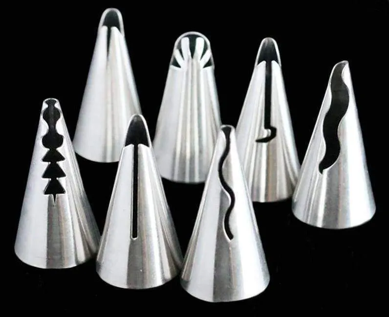 Ruffle Piping Pastry Nozzles Set