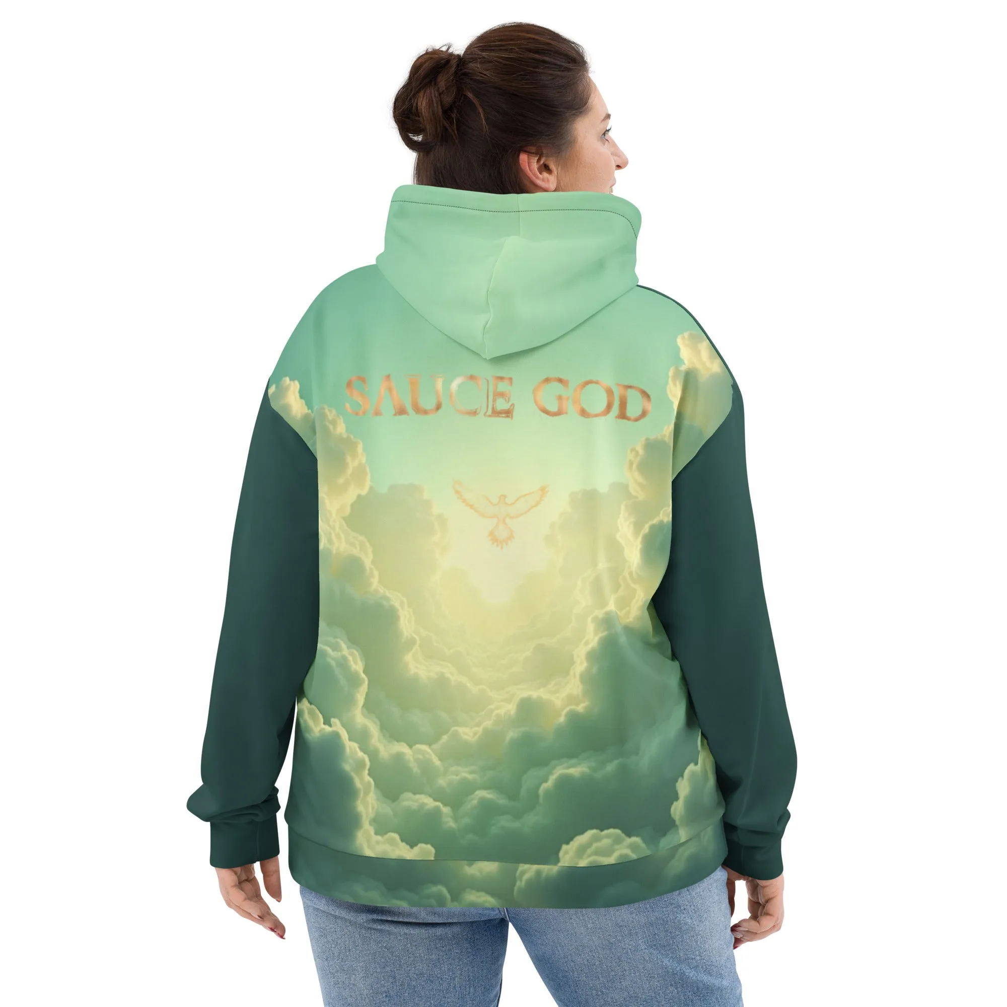 Sauce God - Ascension Hoodie ~ Forest Green