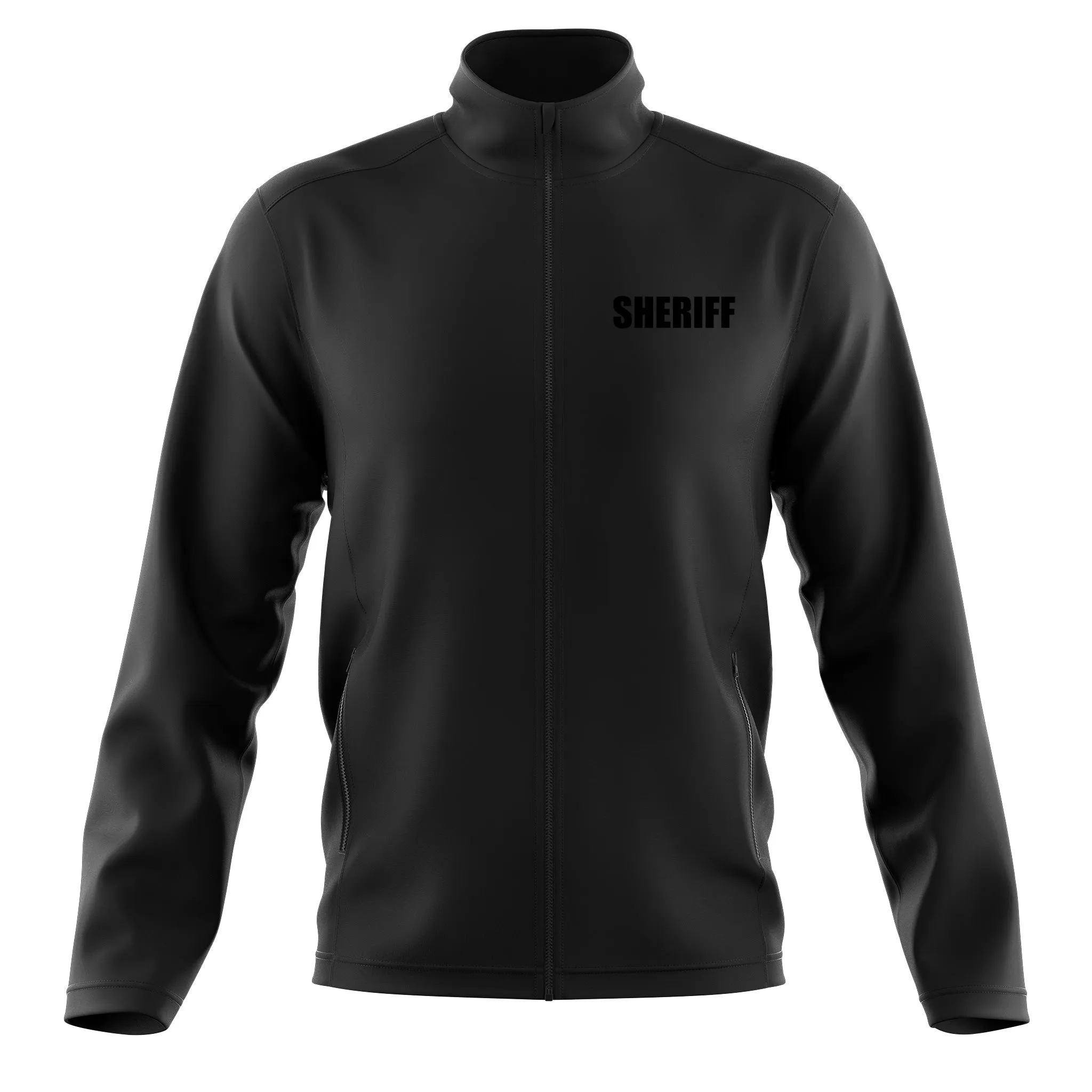 [SHERIFF] Soft Shell Jacket [BLK/BLK]