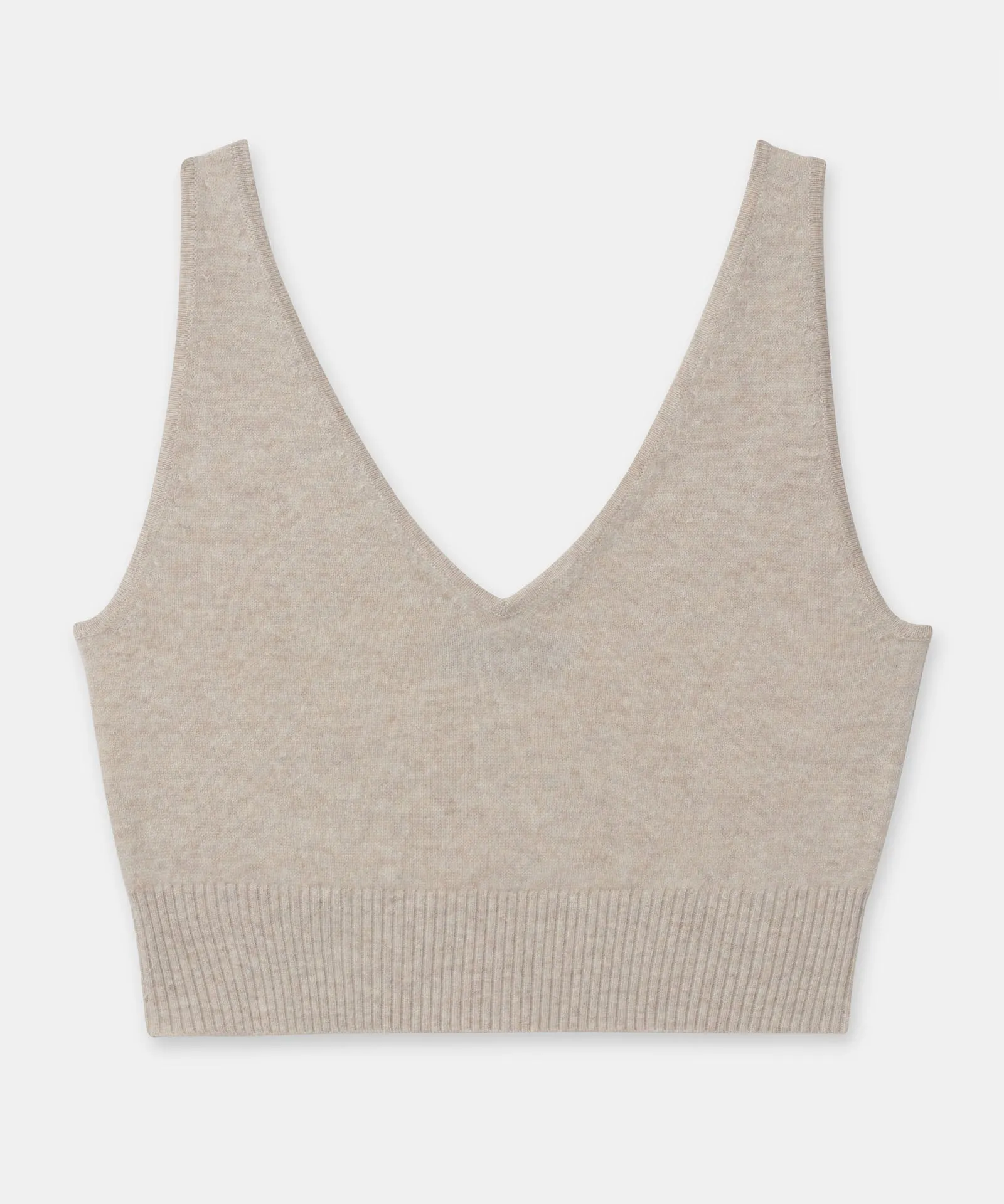 Signature Cashmere Longline Bra Tops