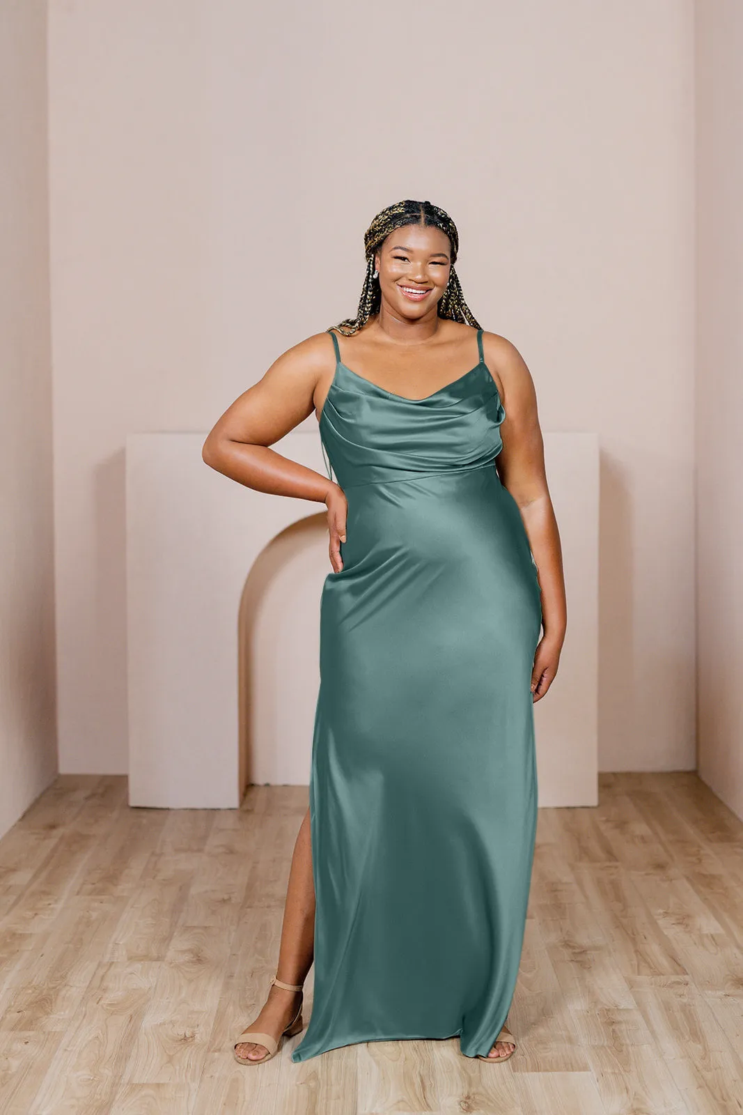 Skye Satin Dress | Made To Order