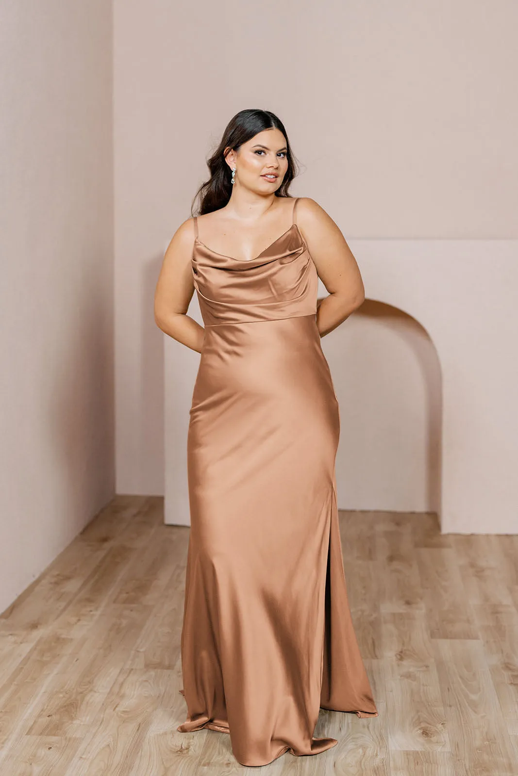 Skye Satin Dress | Made To Order