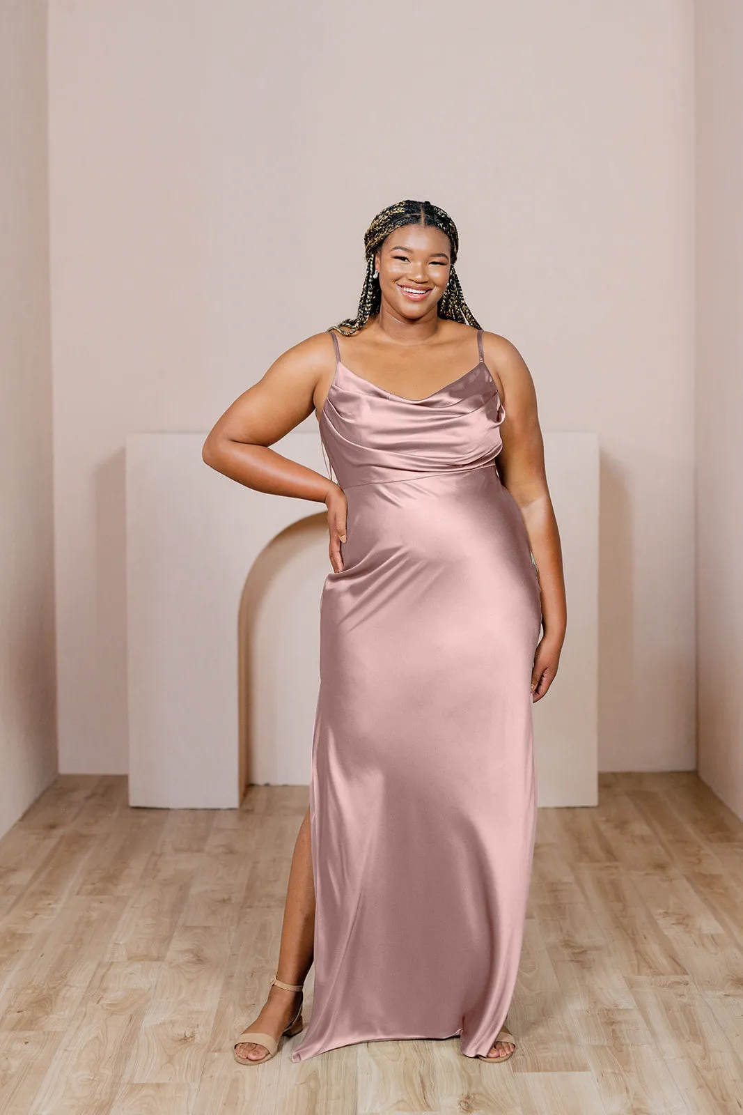 Skye Satin Dress | Made To Order