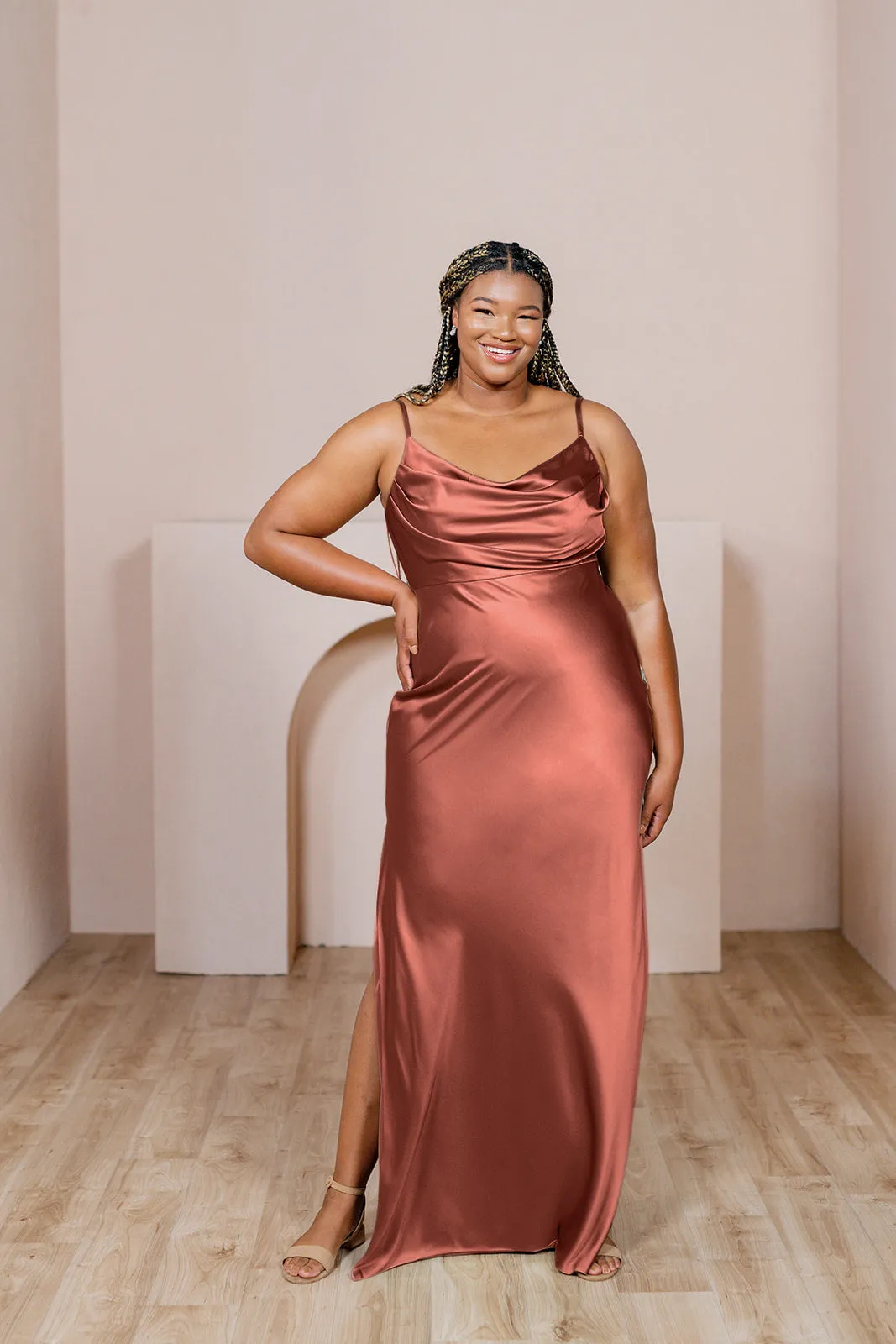 Skye Satin Dress | Made To Order