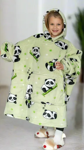 Sleepy Panda - Hoodie Blanket - Junior Series