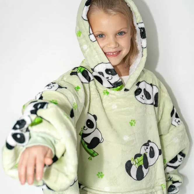 Sleepy Panda - Hoodie Blanket - Junior Series