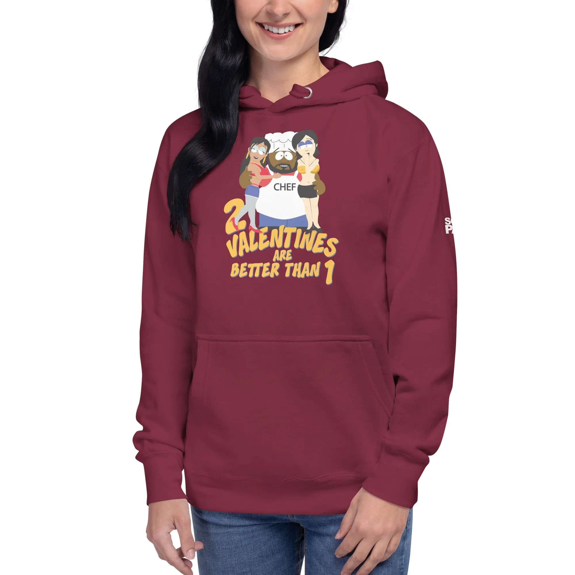 South Park 2 Valentine's Is Better Than 1 Adult Premium Hoodie