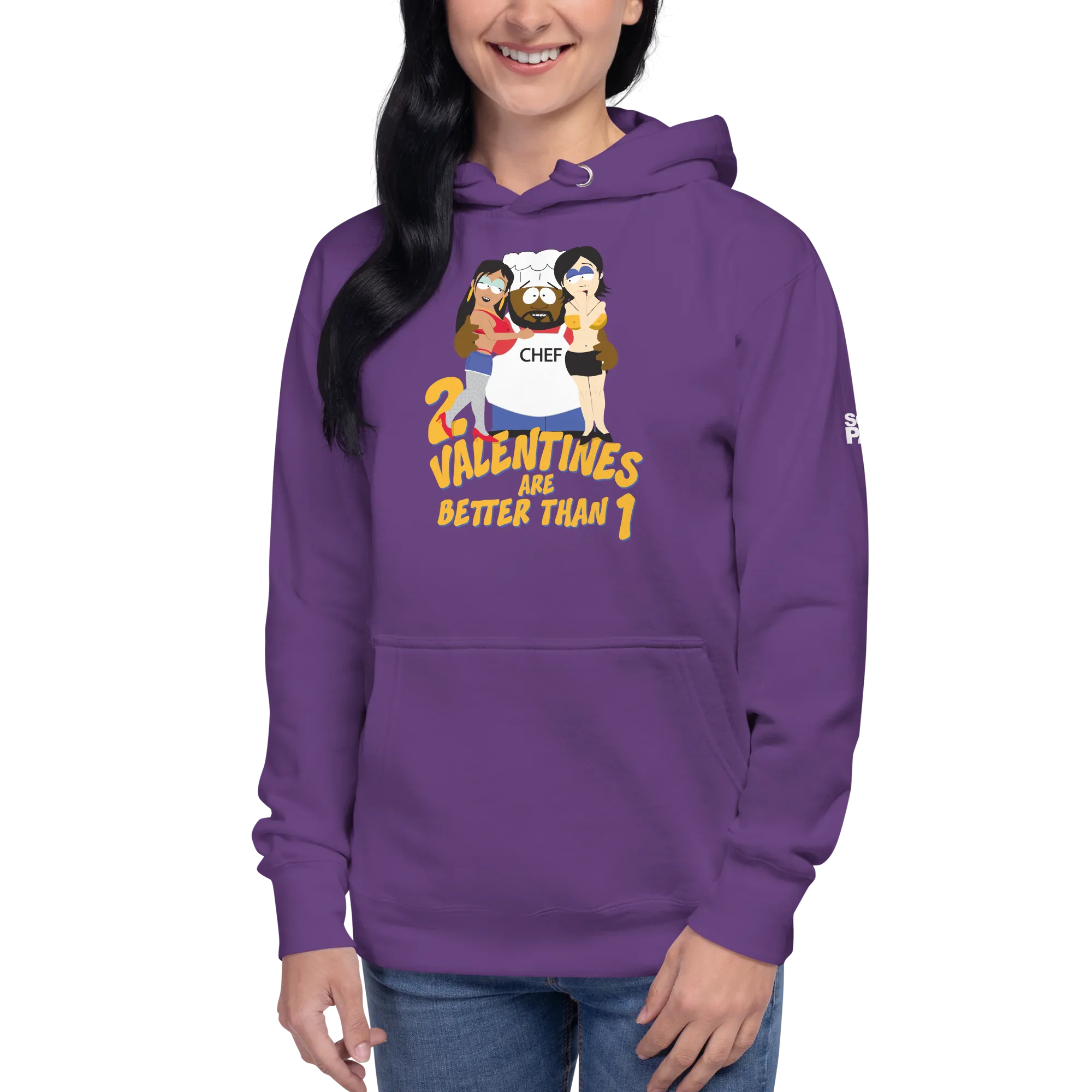 South Park 2 Valentine's Is Better Than 1 Adult Premium Hoodie