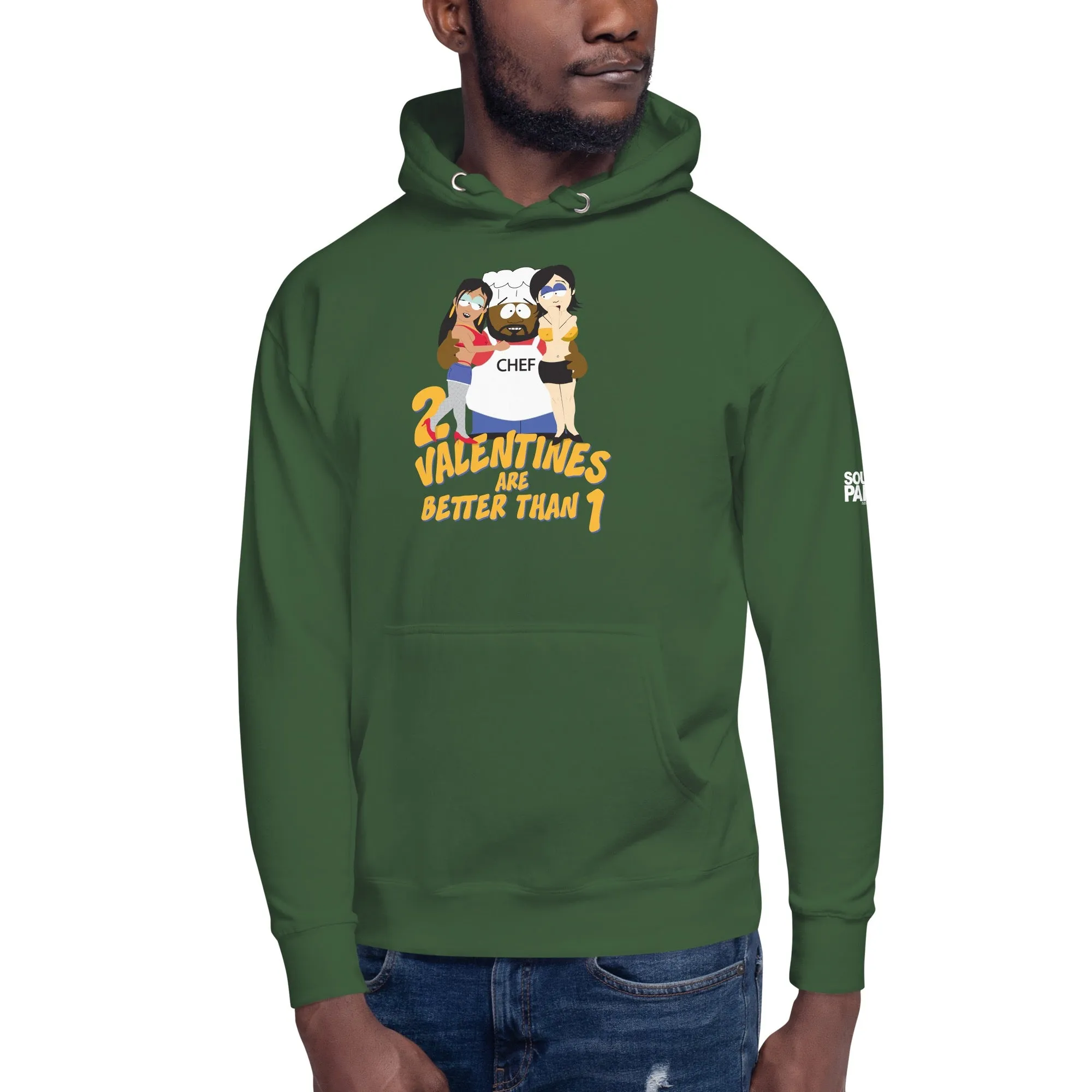 South Park 2 Valentine's Is Better Than 1 Adult Premium Hoodie