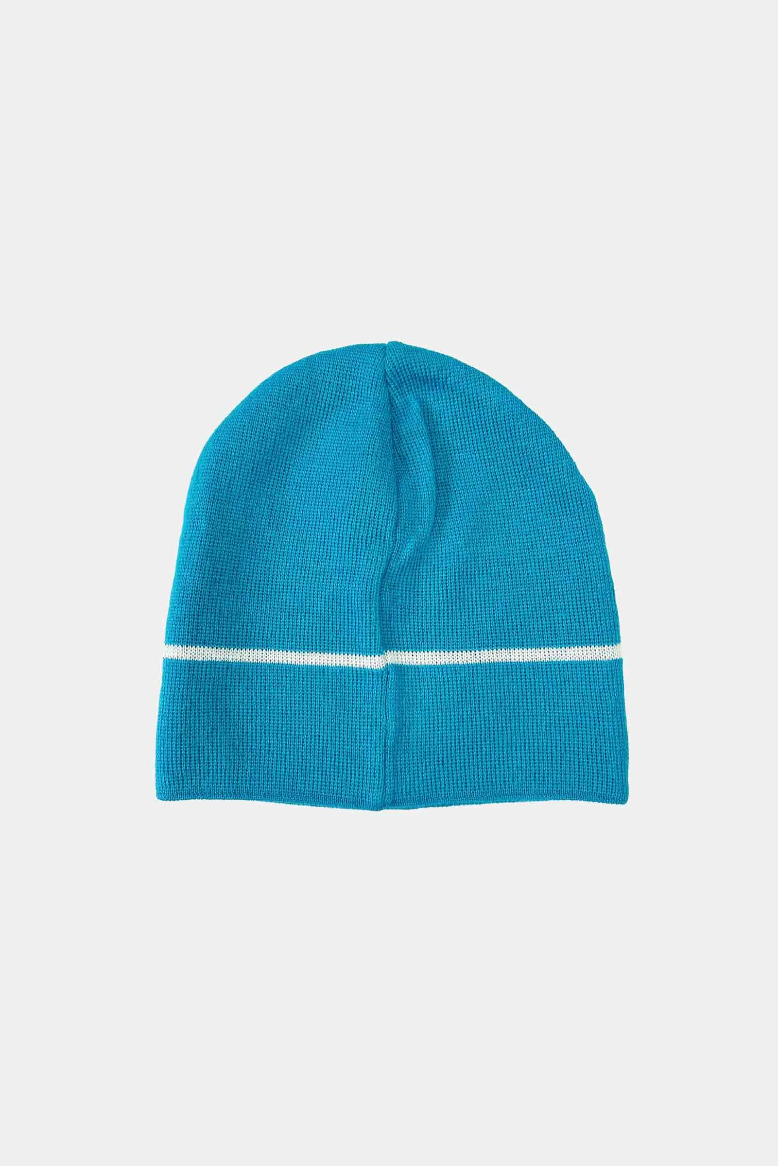 Statement Cuffless Beanie Cyan