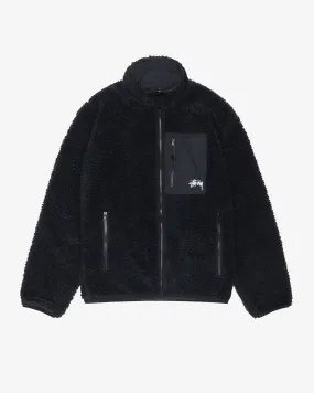 Stüssy - Men's Sherpa Reversible Jacket - (Black)