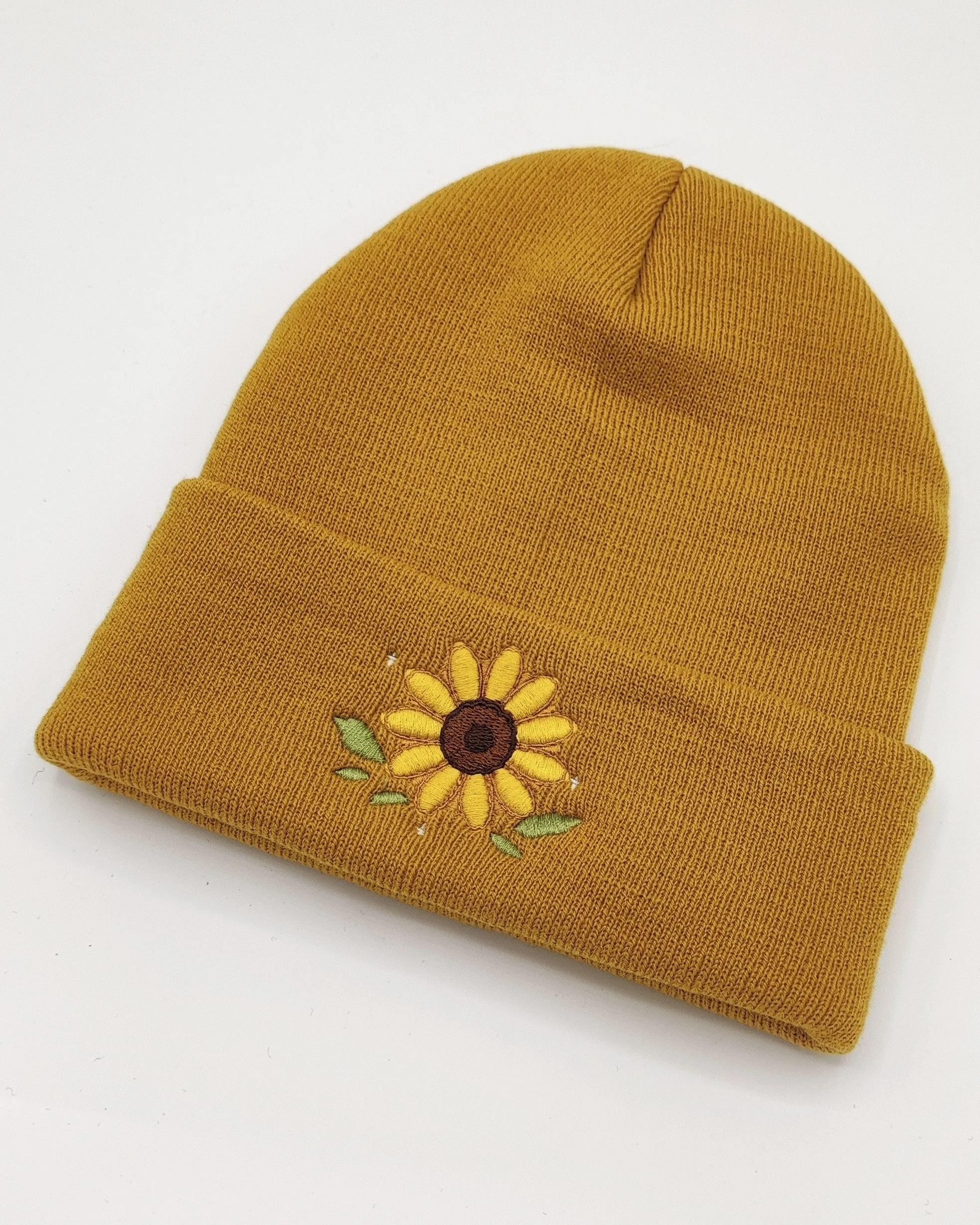 Sunflower beanie