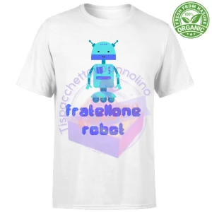 T-Shirt Bambino Organic fratellone robot t-shirt per il fratello grande