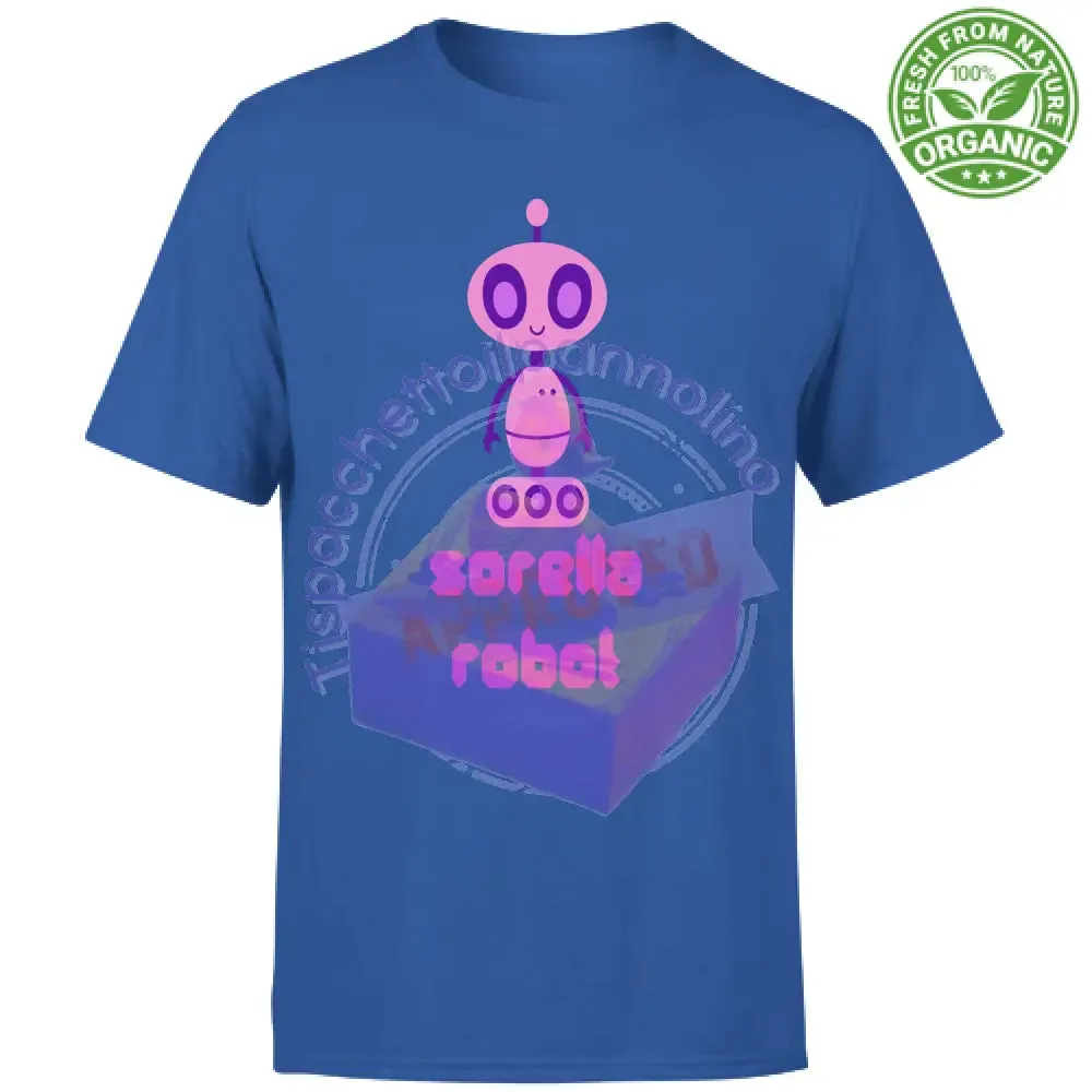 T-Shirt Bambino Organic sorellona robot t-shirt per la sorella grande