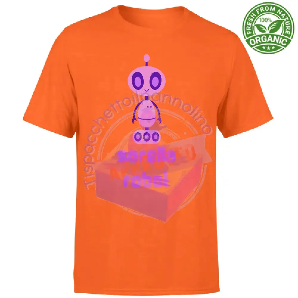 T-Shirt Bambino Organic sorellona robot t-shirt per la sorella grande