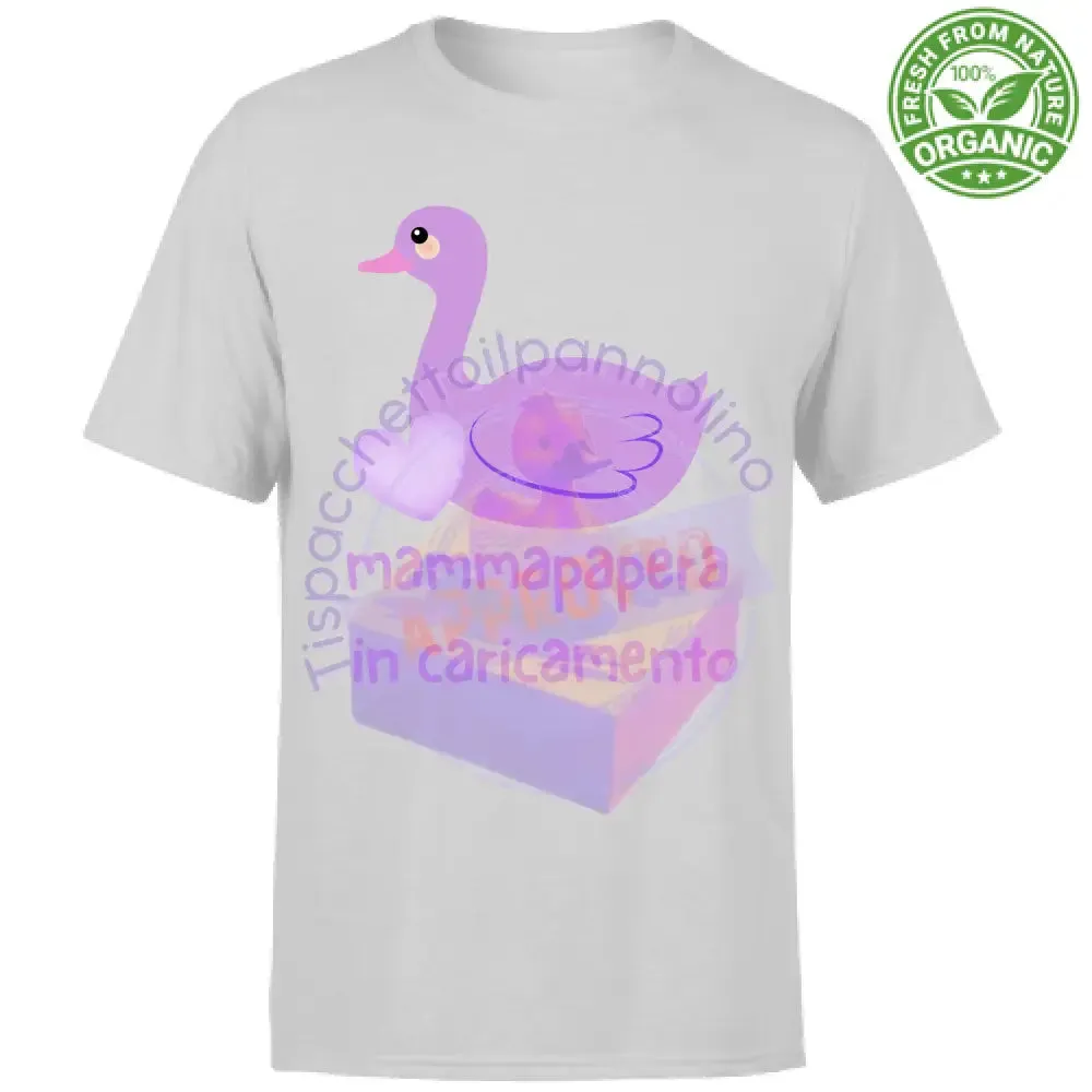 T-Shirt Unisex Organic mammapapera in caricamento t-shirt mamma incinta