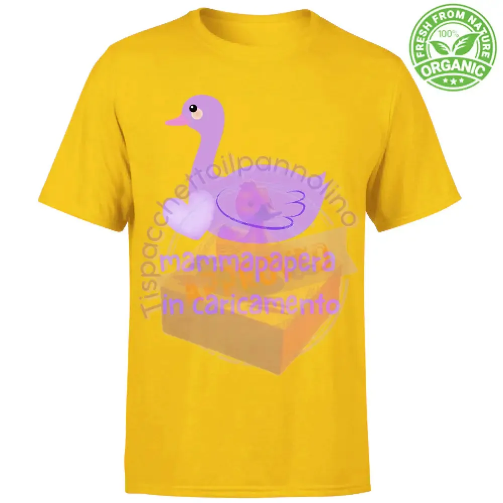 T-Shirt Unisex Organic mammapapera in caricamento t-shirt mamma incinta