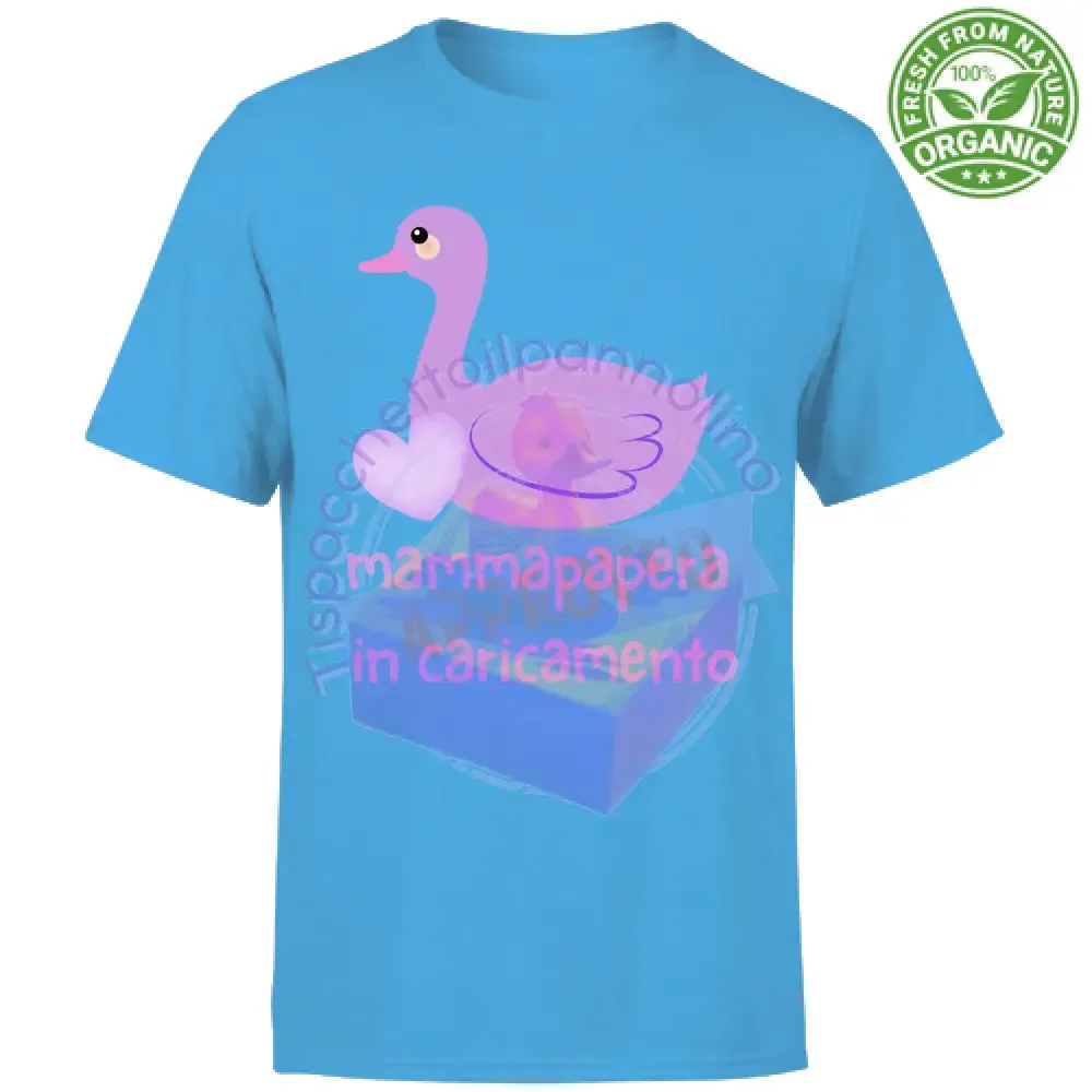 T-Shirt Unisex Organic mammapapera in caricamento t-shirt mamma incinta