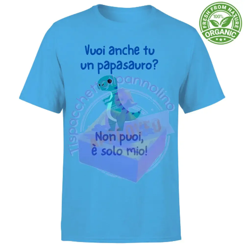 T-Shirt Unisex Organic Papasauro solo mio organic t-shirt papà