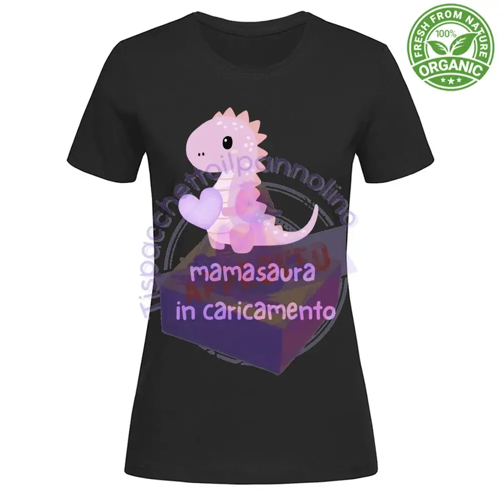 T-Shirt Woman mamasaura in caricamento t-shirt premium per la mamma