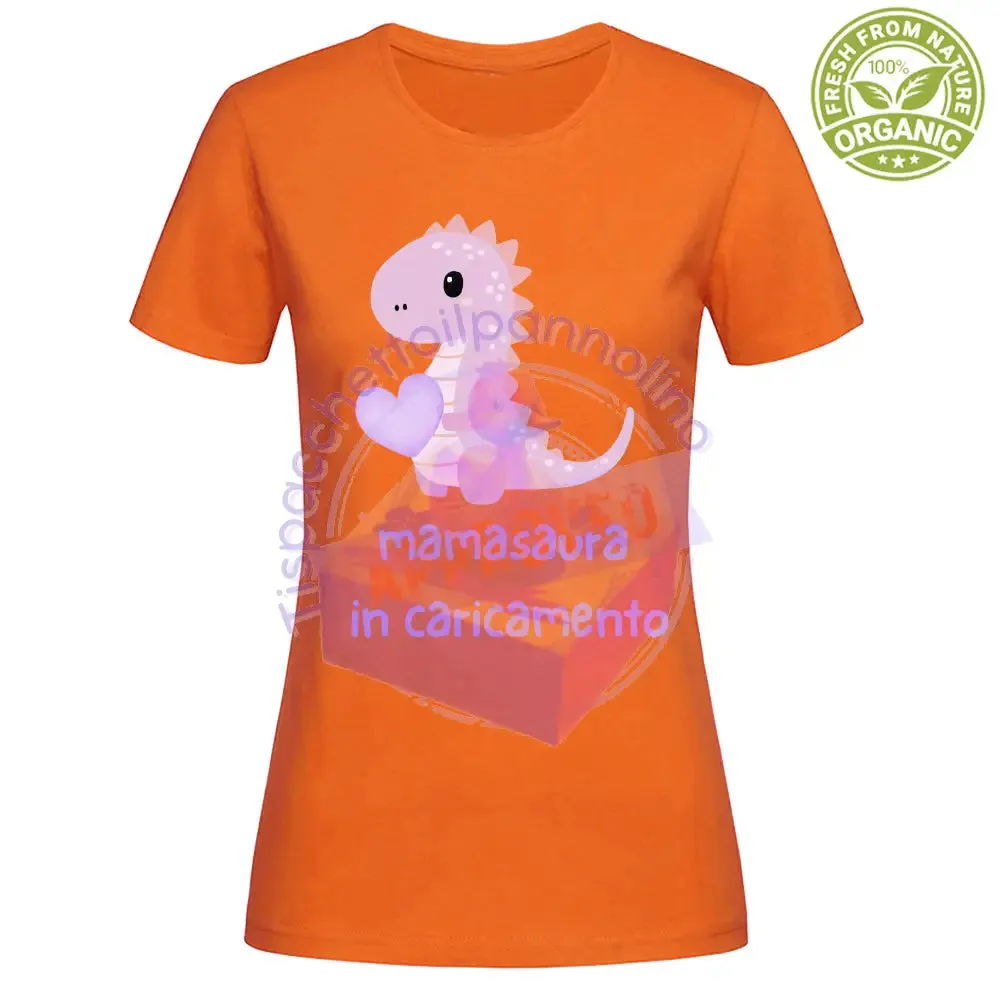 T-Shirt Woman mamasaura in caricamento t-shirt premium per la mamma