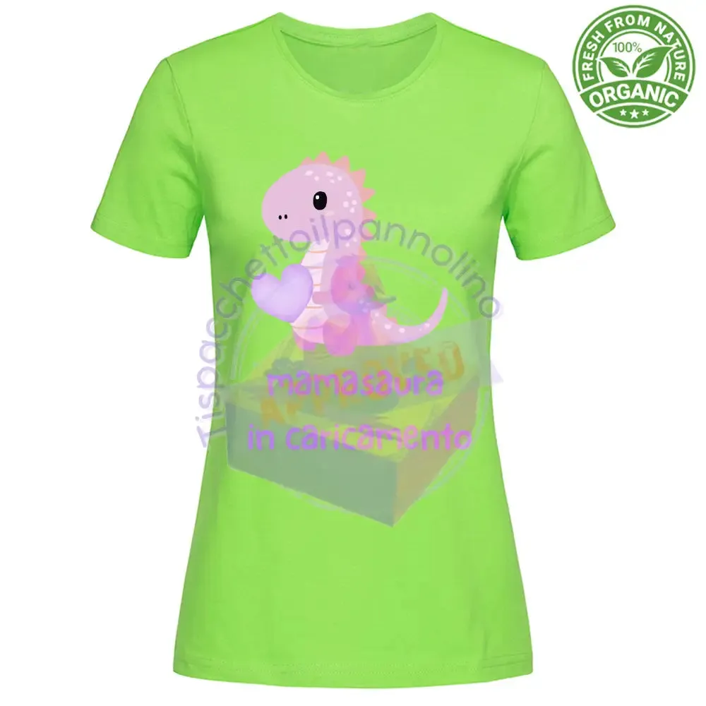 T-Shirt Woman mamasaura in caricamento t-shirt premium per la mamma