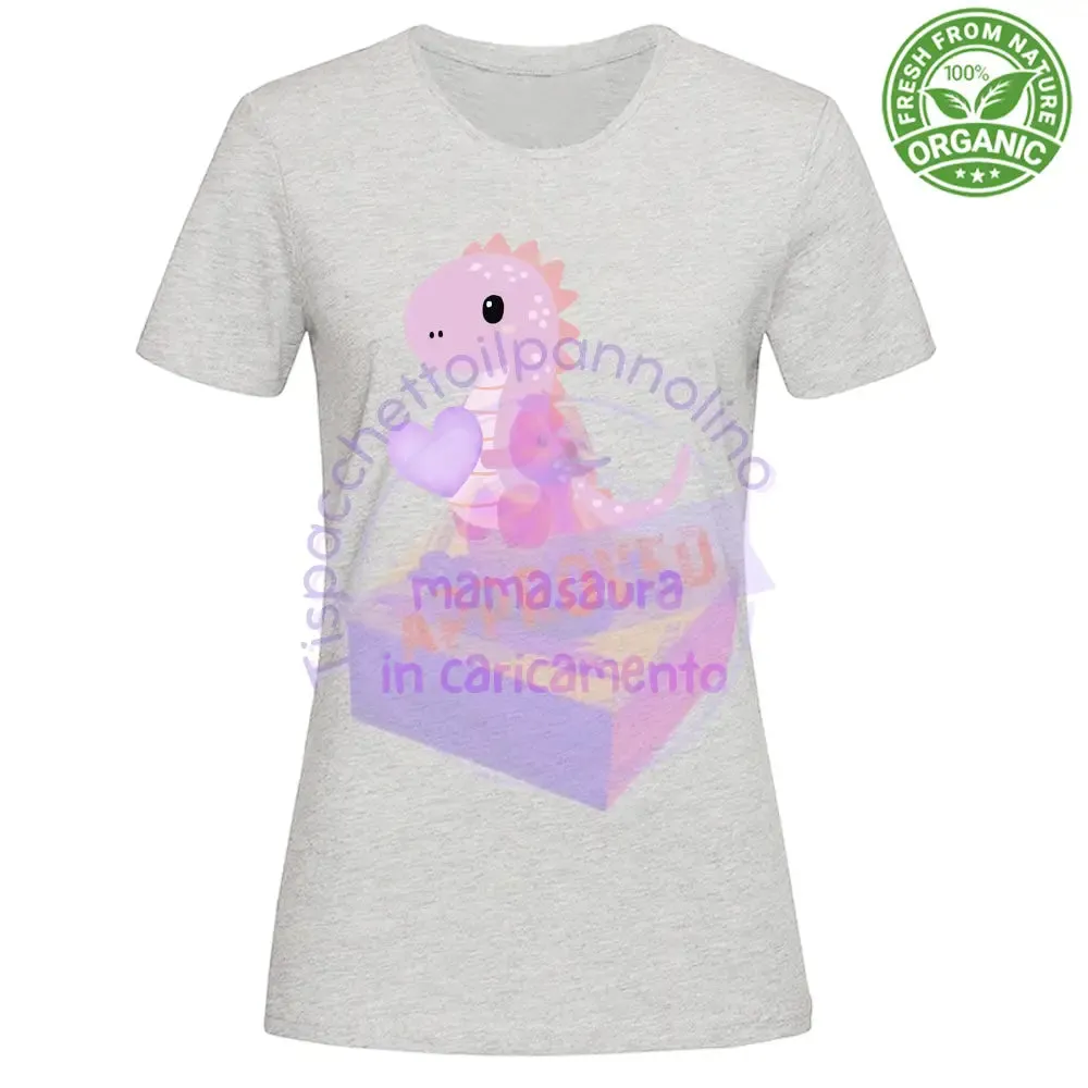 T-Shirt Woman mamasaura in caricamento t-shirt premium per la mamma