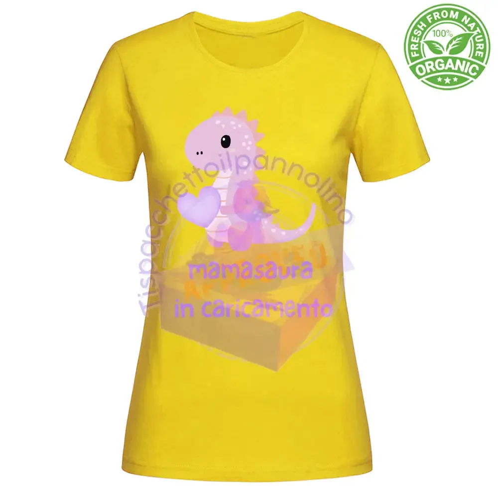 T-Shirt Woman mamasaura in caricamento t-shirt premium per la mamma