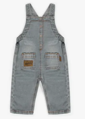 The Carter Stretch Denim Overalls - BABY