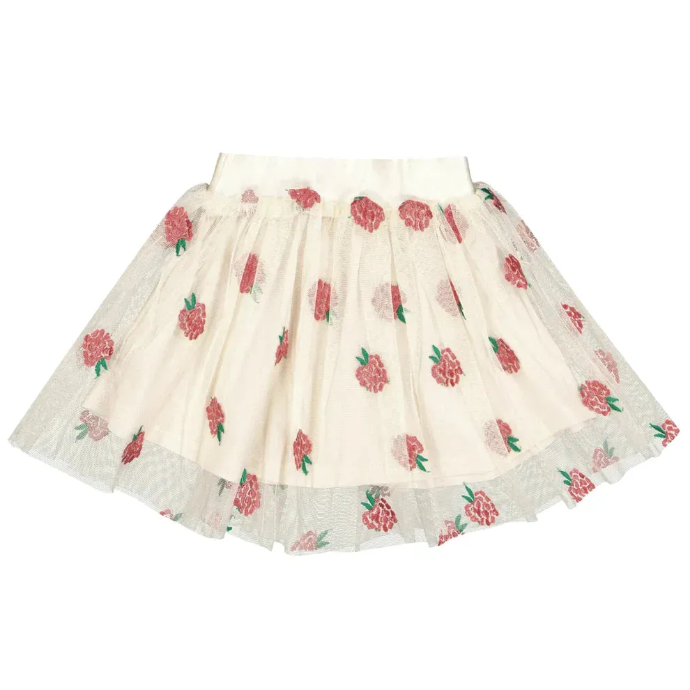 The Josephine Raspberry Skirt - Swan - BABY