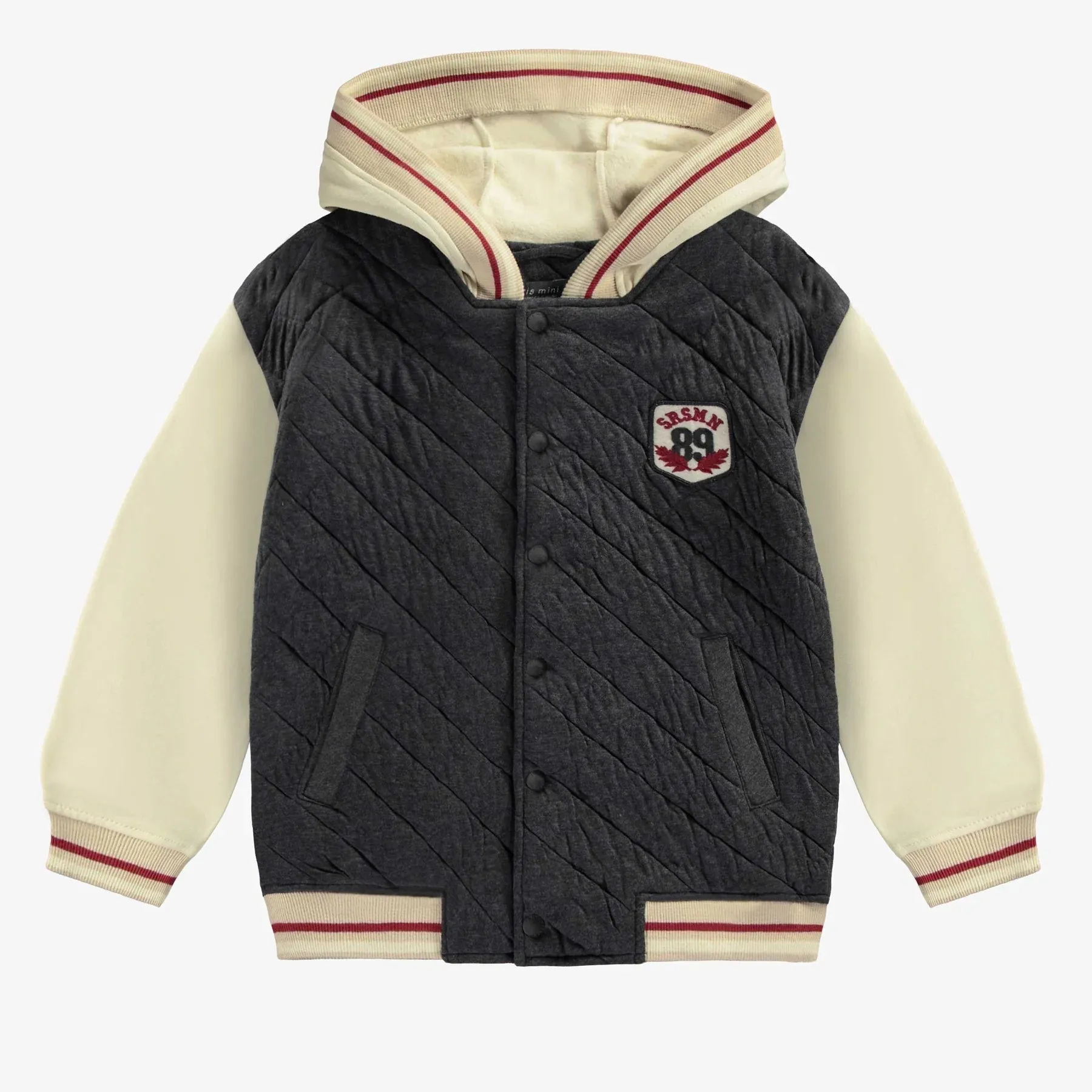 The Quilted Bomber Hoodie - KIDS