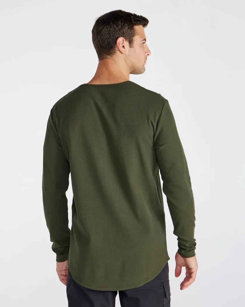 Thermal Drop-Cut Long Sleeve