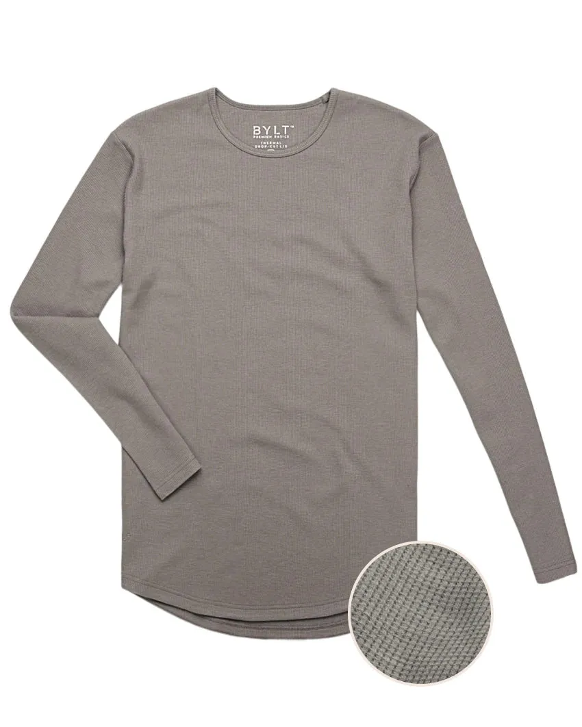 Thermal Drop-Cut Long Sleeve