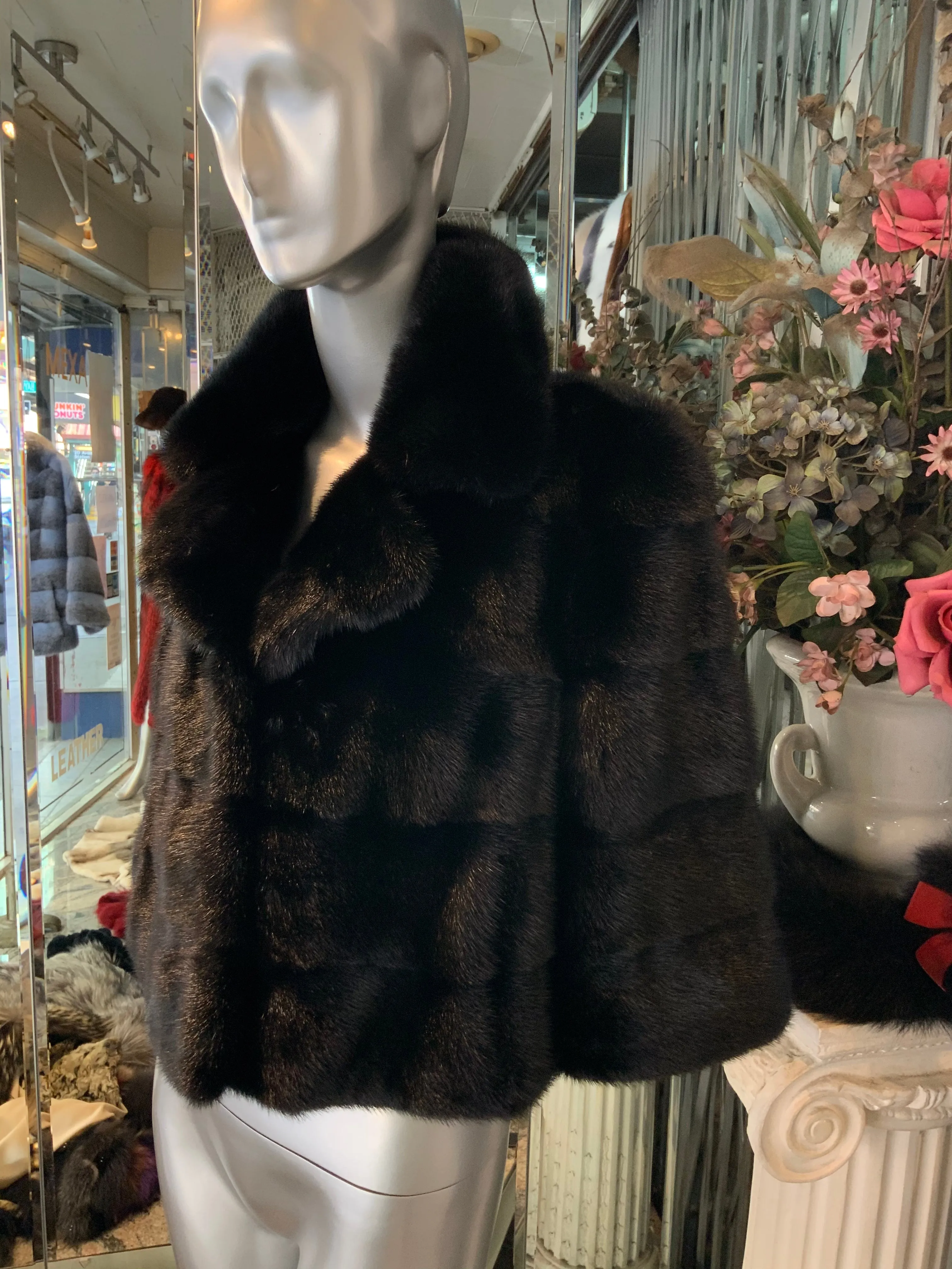 Timeless and Classic Style Ranch Mink Fur Bolero Jacket Superior Quality Mink Fur SALE!