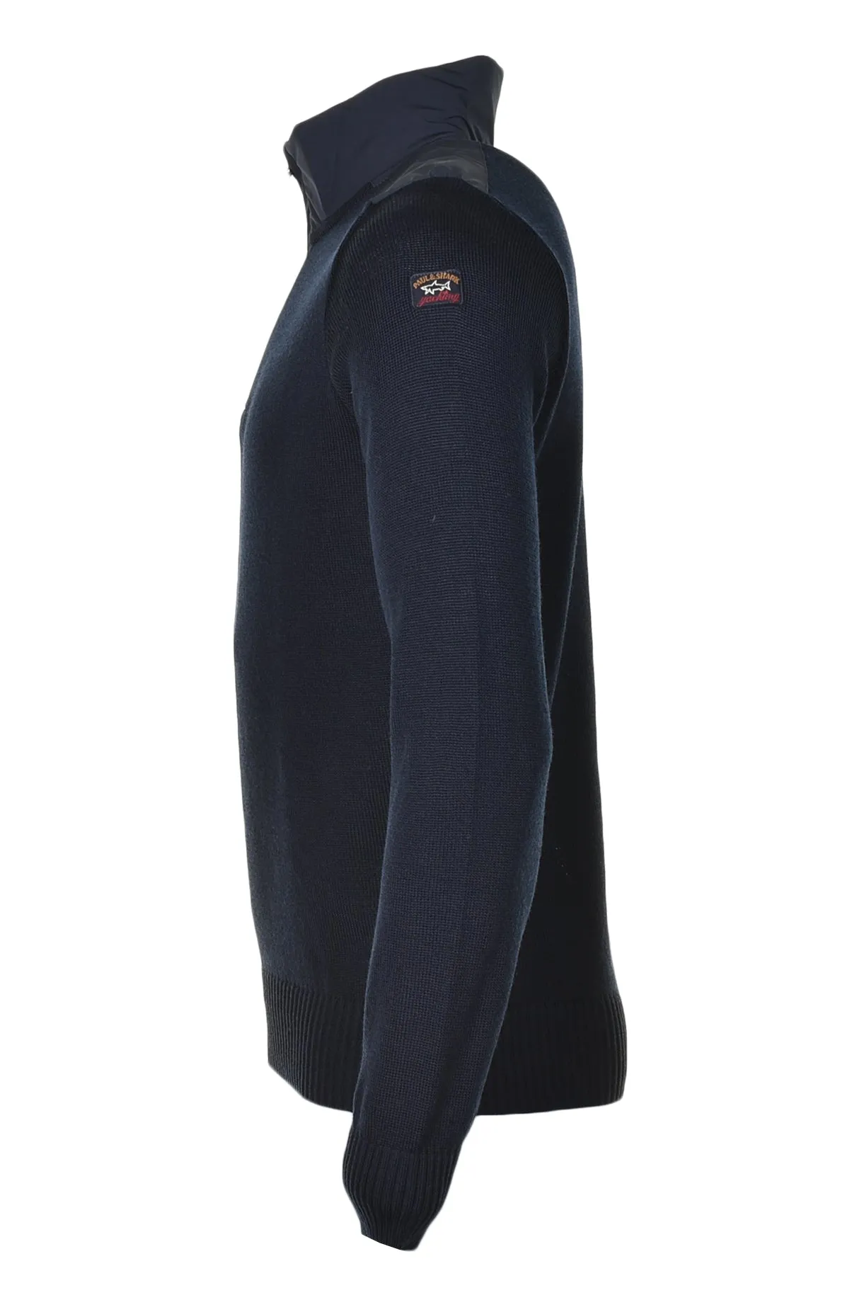 Typhoon Wool Half Zip Jumper Navy